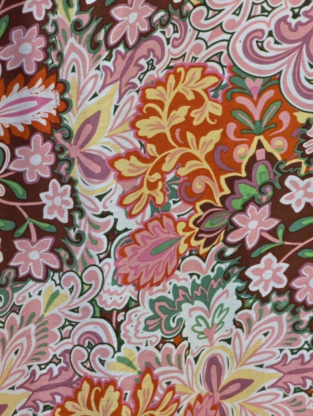 DEX Boho Wide Leg Floral Pants Medallion Resort Vacation NWT Small - Picture 4 of 10